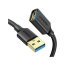 UGreen 90722 USB-A V3.0 Male to Female 5m Extension Cable With Gold-Plated Connectors & Supports Data Transfer Rate Upto 5Gbps - Black Colour