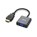BENFEI HDMI Male To VGA Female Adapter With Gold-Plated Connector And Supports Resolution Up To 1080P@60Hz - Black Colour