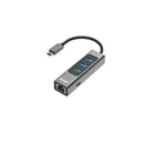 Acer ZL.DCK11.001 ODK3G0 USB-C 4-In-1 Mini Dock To Gigabit Ethernet Power And 3X USB3.2 Gen1 5Gbps With Optional USB-C Power Support - Grey Colour
