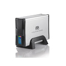 AgeStar GNSB3AHT USB3.0 Multi-Functional NAS Enclosure For 3.5" SATA Seriel Port HDD, Support Up To 3TB(max.) Capacity And Support USB3.0 Interface With 5Gbps Data Transfer Rate - Black Colour