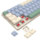 Redragon Bs8772 Wireless Keyboard And Mouse Combo - Cream Blue