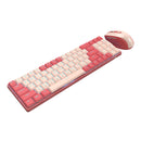 Redragon Bs8772 Wireless Keyboard And Mouse Combo - Red Pink
