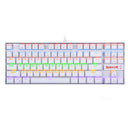 Redragon Kumara Mechanical 87 Key Rgb Backlit Gang Keyboard - White