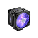 Cooler Master Hyper 212 R2 RGB Black Edition CPU Air Cooler With 4X Direct Contact Jet-Black Nickel Plated Heat Pipes And 1X 120mm SF120R PWM RGB Fan - Black Colour