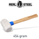 Hammer Mallet White 450g 16oz Hick. Wood Handle