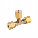 Red. Conical Tee Brass 1/2" X 1/2" X 1/4"