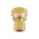 Tube/f-pipe Connect Brass 1/2"-3/8"f