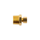 Brass Conical Str. 1/4" Tube X 1/2" M