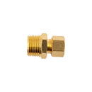 Brass Conical Str. 5/16" Tube X 3/8" M