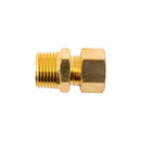 Brass Conical Str. 3/8" Tube X 3/8" M