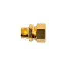 Brass Conical Str. 1/2" Tube X 1/4" M
