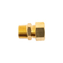 Brass Conical Str. 1/2" Tube X 3/8" M
