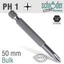 Phillips No.1 X 50mm Classic Power Bit