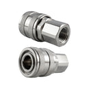 Quick Coupler Aro Style Brass N/plated 1/4" Female