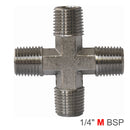 Cross Type Connector Mmmm 1/4"