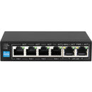 Scoop 6 Port Fast Ethernet Switch With 4 Ai Poe Ports And 2 Fe Uplink