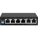 Scoop 6 Port Gigabit Ethernet Switch With 4 Ai Poe And 2 Uplink Ports