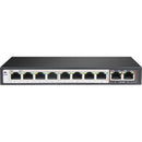 Scoop 8 Port Fast Ethernet Switch With 8 Ai Poe Ports And 2 Ge Uplink
