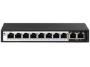 Scoop 10 Port Gigabit Ethernet Switch With 8 Ai Poe And 2 Uplink Ports