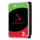 Seagate Ironwolf 2Tb 3.5" Internal Nas Drives; Sata 6Gb S Interface; 1-8 Bays Supported; Mut: 180Tb Year; Rv: Yes; Dual Plane Balance: Yes; Error Recovery Control: Yes; 256Mb Cache; Rpm 5400 3 Year Warranty