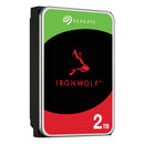 Seagate Ironwolf 2Tb 3.5" Internal Nas Drives; Sata 6Gb S Interface; 1-8 Bays Supported; Mut: 180Tb Year; Rv: Yes; Dual Plane Balance: Yes; Error Recovery Control: Yes; 256Mb Cache; Rpm 5400 3 Year Warranty