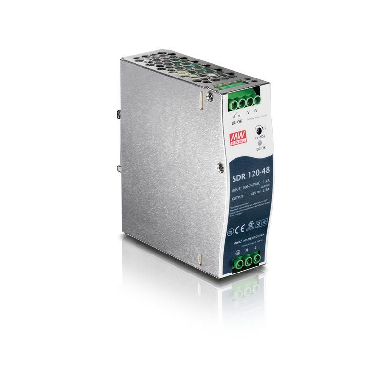 Trendnet 48V 120W Single Output Industrial DIN-Rail Power Supply