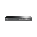 Tp-Link 24-Port Gigabit Desktop Rackmount Switch Rj45 Ports Innovative Energy-Efficient Technology Saves Power Consumption Supports Mac Address Self-Learning And Auto Mdi Mdix Standard 19-Inch Rack-Mountable Steel Case 1 Year Limited Warranty