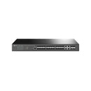 TP-LINK 28 PORT L2 SWITCH - 24X 1GBPS (4X COMBO 1GBE) 4X 10GBPS SFP PLUS PORTS RACKMOUNT FORM FACTOR
