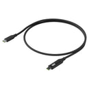Ubiquiti Usb-C Cable With Charge Display Black Uacc-Cable-Usb-100W-1M-Bk