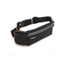 UGreen 20818 Outdoor Running Waist Pouch With 3X Built-in Pockets, Elastic Waist Band Extender, Sweat Proof And Water-Resistant Material - Black Colour