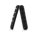 Ugreen 30762 Desktop Cable Management 2Pcs 4Slot Suitable For Cables Less Than 5Mm Diameter & Strong Adhesive - Black Colour