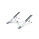 UGreen 40289 Compact Foldable Aluminium Laptop Riser With Five Adjustable Angles And Support upto 17" Size - Aluminium Silver Colour