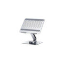 Ugreen 40291 Adjustable Foldable Premium Aluminium Alloy Notebook Stand With 180° Adjustable Viewing Angle And Easy Height Adjustment And Supports Upto 17.3" Size And 5Kg Max. Weight - Silver Colour