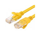 UGreen 11231 CAT5E UTP Ethernet Round LAN 2m Cable with Gold-Plated Conductor, 8-Core Twisted-Pair & Data Transmission up to 100Mbps - Yellow Colour