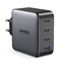 UGREEN 4 PORT GAN 100W PD WALL CHARGER-BLACK