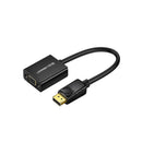 Ugreen 20415 Displayport Male To Vga Female W O Audio Adapter With Gold-Plated Connectors And Supports Resolution Up To 1080P@60Hz - Black Colour