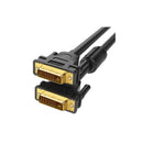 UGreen 11606 DVI-D (24+1) Male to Male Dual Link 1.5m Cable with Gold-Plated connectors and Supports resolution up to 2K@60Hz - Black Colour