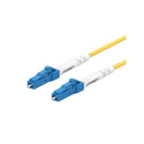 UGreen 70663 Fibre Optic LC-LC UPC Single Mode Optic Jumper 3m Cable with Three Ring Ceramic Insert Structure & Dust Cap Protection - Yellow Colour