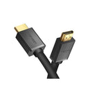 UGreen 10114 HDMI V1.2 Male to Male 30m Cable with Gold-Plated Connectors and Supports resolution up to 1080P@60Hz - Black Colour