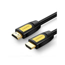 Ugreen 10167 Hdmi V1.4 Male To Male 5M Cable With Gold-Plated Connectors And Supports Resolution Up To 4K@30Hz - Black Yellow Colour