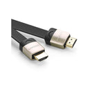UGreen 10263 HDMI V1.4 Male to Male Zinc-Alloy Flat 5m Cable with Gold-Plated Connectors and Supports resolution up to 4K@30Hz - Black Colour