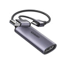Ugreen 25854 Hdmi Female 4K@30Hz(Max.) Input To 2-In-1 Usb-C A 2.0 Male Lightweight Video Capture Adapter
