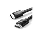 UGreen 40103 HDMI V2.0 Male to Male Braided 5m Cable with Nickle-Plated Connectors and Supports resolution up to 4K@60Hz - Black Colour