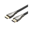 UGreen 50110 HDMI V2.0 Male to Male Zinc-Alloy Carbon Fibre Braided 5m Cable with Gold-Plated Connectors and Supports resolution up to 4K@60Hz - Grey Colour