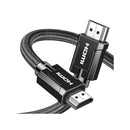 UGreen 70319 HDMI V2.1 8K@60Hz Male to Male Zinc Alloy Case and Braided 1m Cable Supports High-Speed Data Transfer of Upto 48Gbps - Black Colou