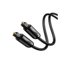 UGreen 70893 Toslink Fibre Optical Round Male to Male Audio 3m Cable With Metal Casing & Gold-Plated Connectors - Black Colour