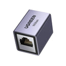 UGreen 15117 RJ45 8P8C 10Gbps (Max) Ethernet Female to Female Inline Keystone Coupler With Gold-Plated Copper Contacts In Aluminium Alloy Shielded Layered Casing - Grey Colour