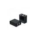 UGreen 50923 RJ45 2-Port Extender Via Single LAN Cable Kit Supporting Transmission Distance Upto 100M Of Single LAN Cable And 2X Inputs To 2X Outputs - Black Colour