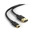 UGreen 10355 Mini USB-A 2.0 Male to USB-A 2.0 Male 1m Cable With Gold-Plated Connectors & Supports Data Transfer speed up to 480Mbps - Black Colour.