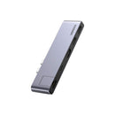 Ugreen 50984 Dual Usb-C 5-In-1 Docking Station With Hdmi 2X Usb3.0 Hdmi Port And Usb-C 100W(Max) Power Delivery - Grey Colour